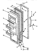 Refrigerator door