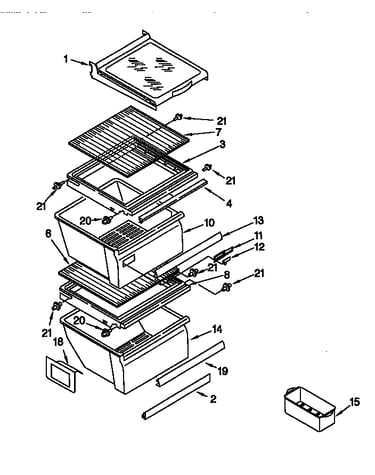 Refrigerator shelf