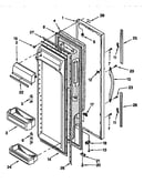 Refrigerator door