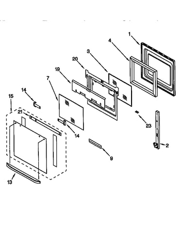 Oven door