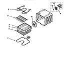 Whirlpool GBS277PDB0 internal oven diagram