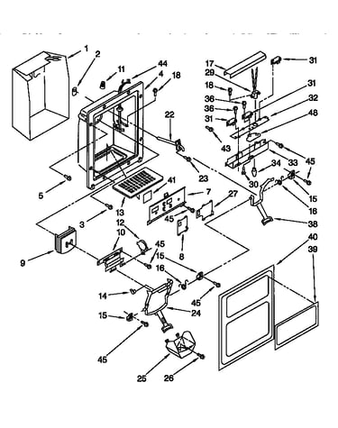 Dispenser front