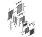 Whirlpool ACS102XG0 cabinet diagram