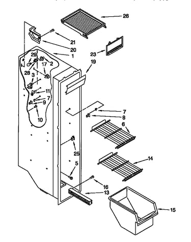 Freezer liner