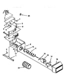 Motor and ice container