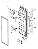 Refrigerator door
