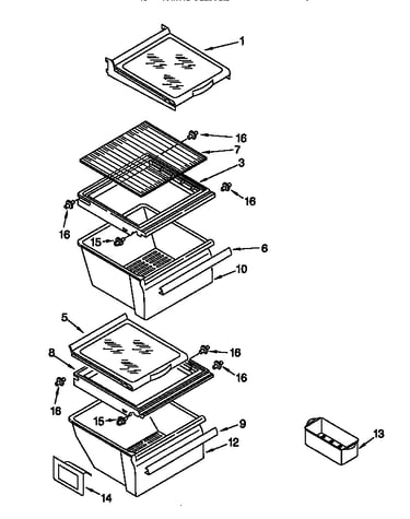 Refrigerator shelf