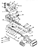 Motor and ice container