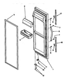 Refrigerator door