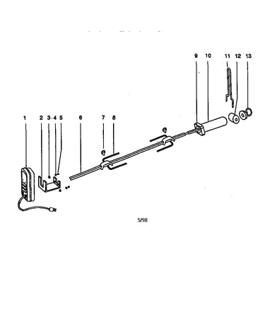 Genesis gas rotisserie