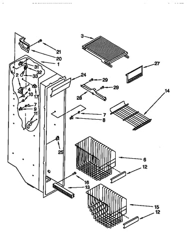 Freezer liner