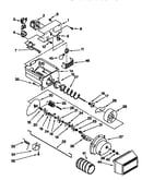 Motor and ice container
