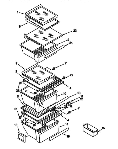 Refrigerator shelf