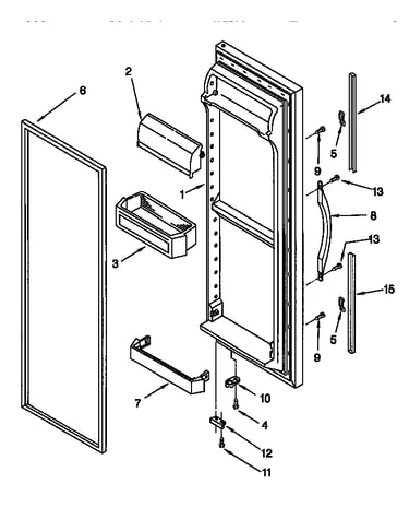 Refrigerator door