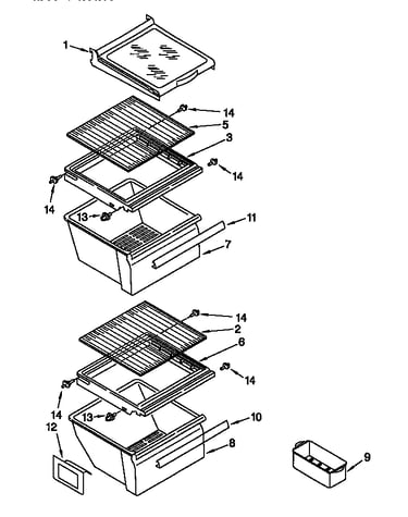 Refrigerator shelf