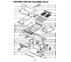 Weber 262001, MAROON replacement parts diagram