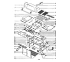 Weber 262101, MAROON replacement parts diagram