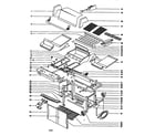 Weber 261102, BLACK replacement parts diagram