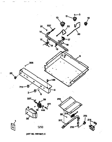 Gas & burner parts