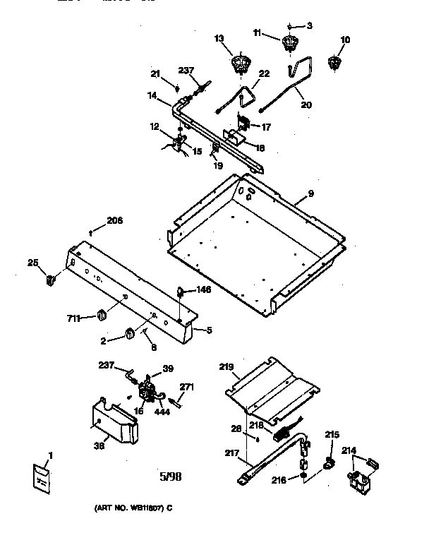 Gas & burner parts