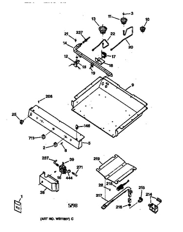 Gas & burner parts