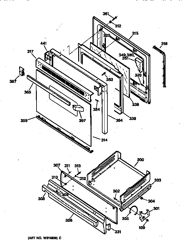 Door & drawer parts