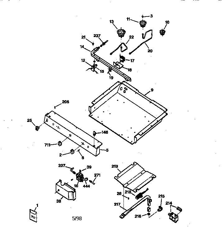 Gas & burner parts
