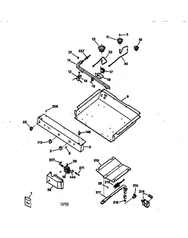 Gas & burner parts