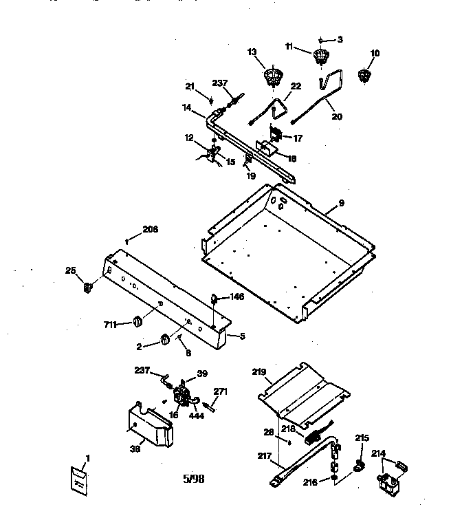 Gas & burner parts