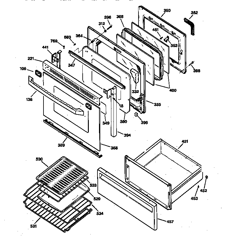 Door & drawer parts