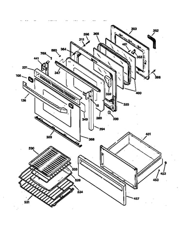 Door & drawer parts