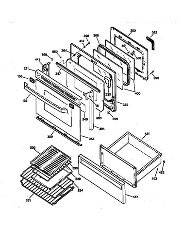 Door & drawer parts