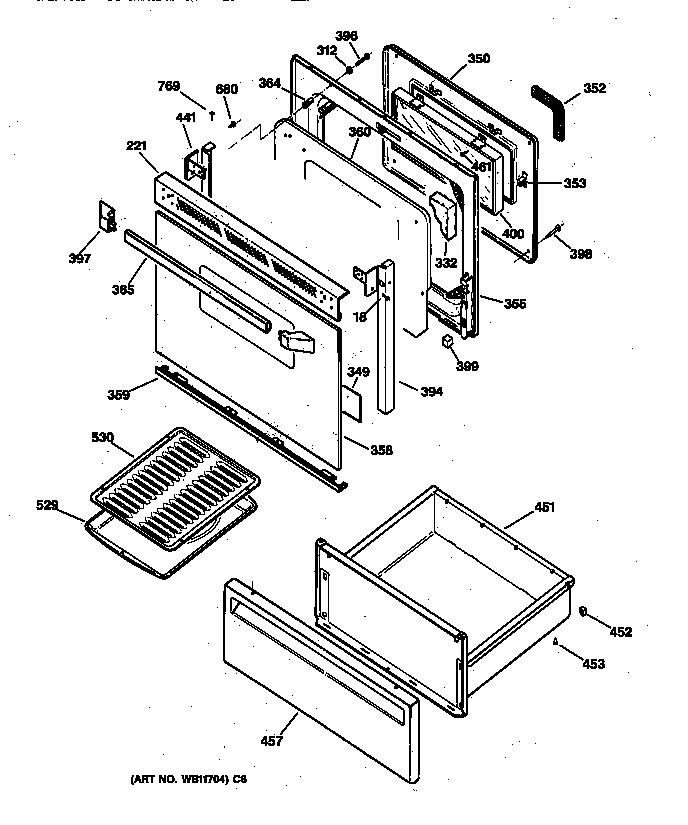 Door & drawer parts