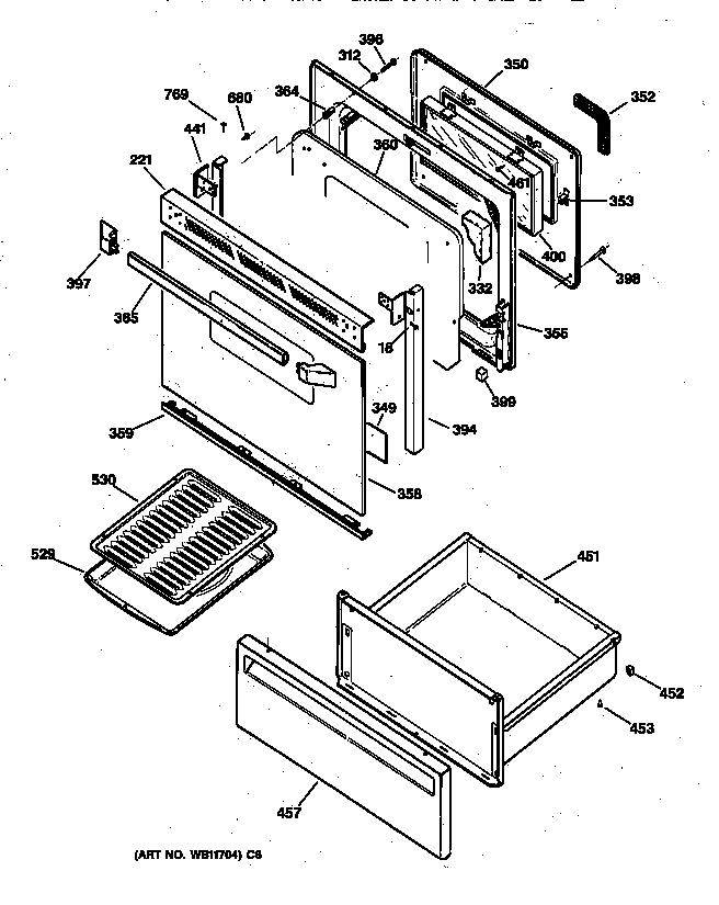 Door & drawer parts