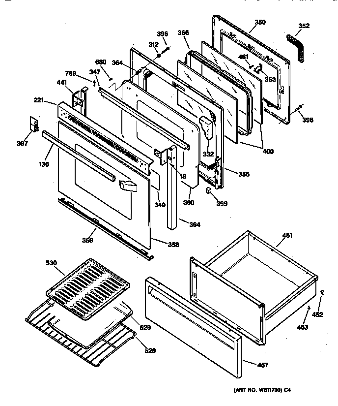 Door & drawer parts