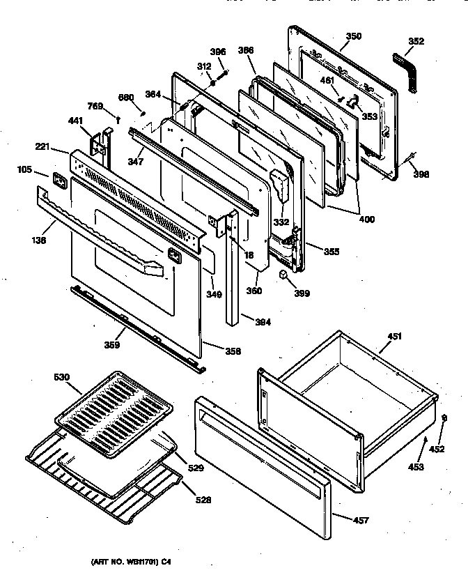Door & drawer parts