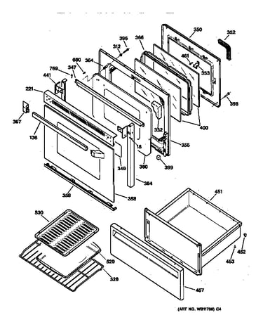 Door & drawer parts