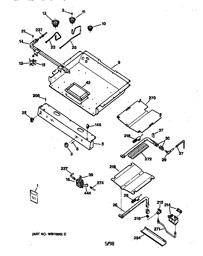 GAS BURNER PARTS