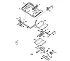 GE JGBP26BEA1WH gas & burner parts diagram