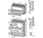 GE TBG14JABDRWH doors diagram