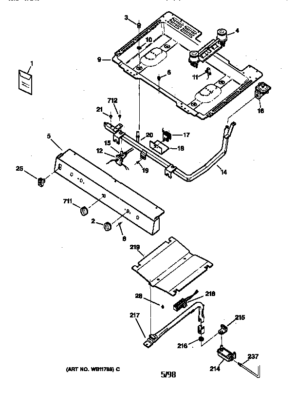 Gas & burner parts