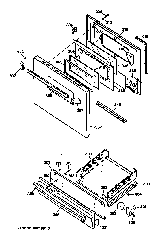 Door & drawer parts