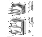 GE TBG14SABCRAD doors diagram