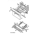 GE JGBS07PEA1WW door & drawer parts diagram