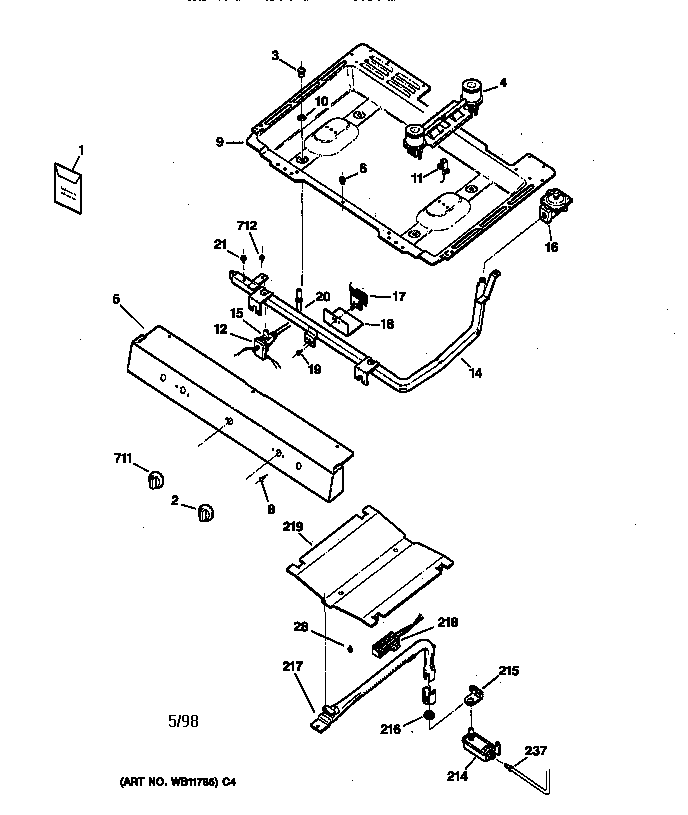 Gas & burner parts