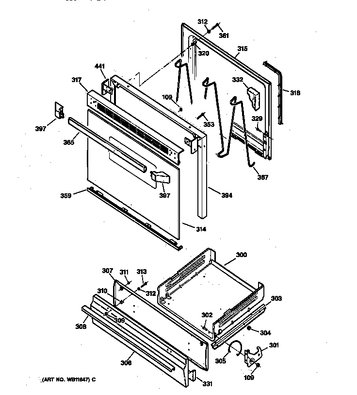 Door & drawer parts