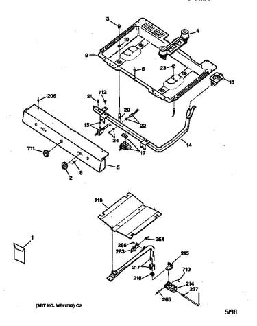 Gas & burner parts