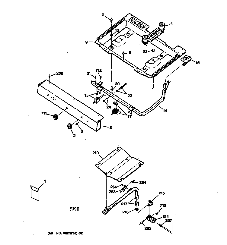 Gas & burner parts