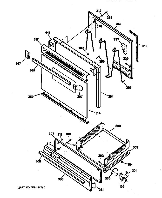 Door & drawer parts