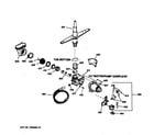 GE GSD3620Z01BB motor-pump mechanism diagram